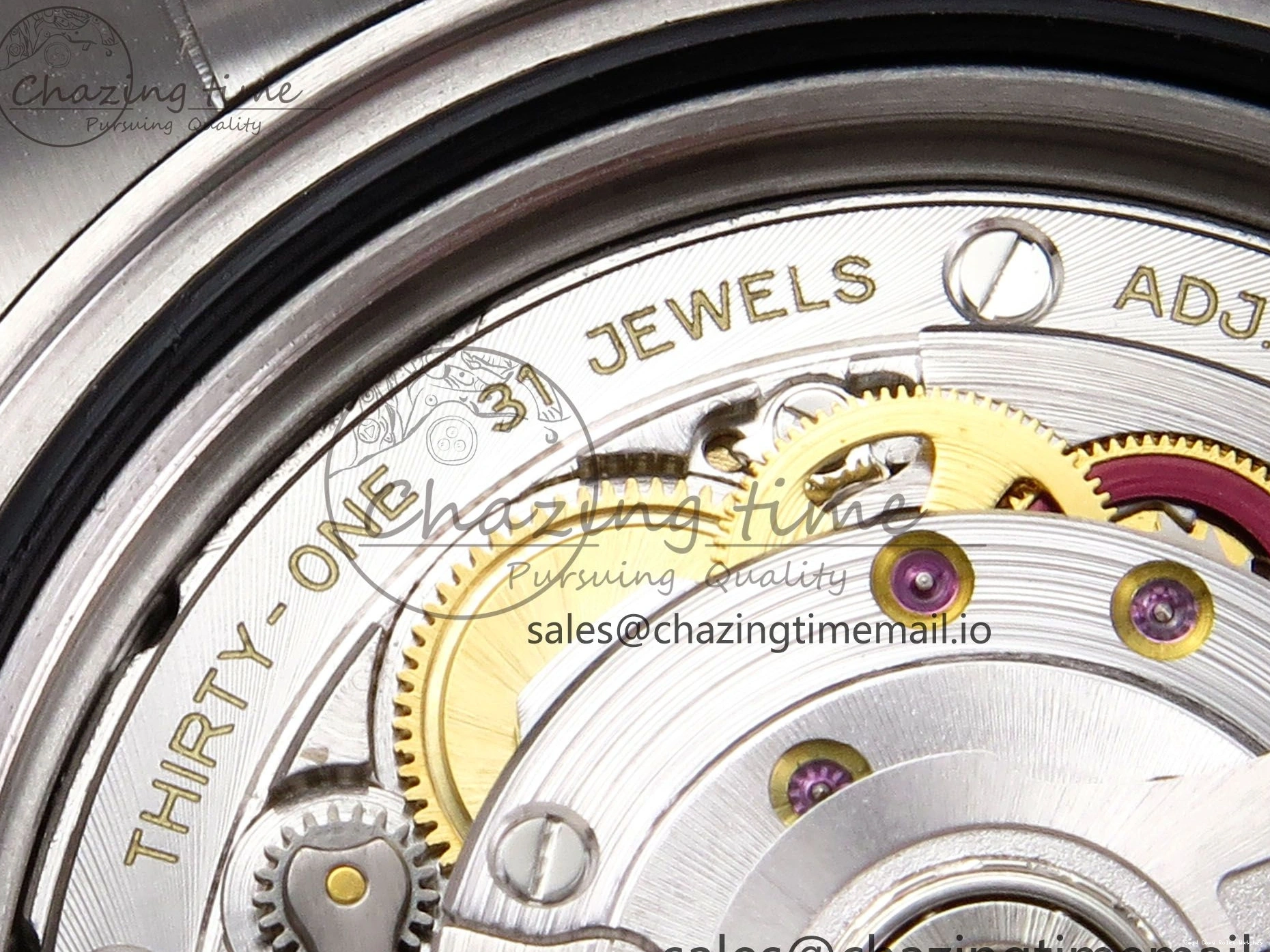 Good Copy Rolex Watches GMT-Master Bracelet Best Practical SH3285 CHS II Oyster GRNR 1019 EF on 904L 1:1 Edition 126710 1223